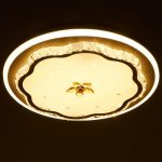 Светильник 670011N LED 80Вт 3 режима 3000-6000К диммер белый 50х50х9 см