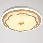 Светильник 670011N LED 80Вт 3 режима 3000-6000К диммер белый 50х50х9 см