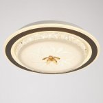 Светильник 670012N LED 80Вт 3 режима 3000-6000К диммер бело-коричневый 50х50х9 см