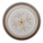 Светильник 670012N LED 80Вт 3 режима 3000-6000К диммер бело-коричневый 50х50х9 см