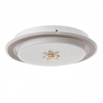 Светильник 670013N LED 80Вт 3 режима 3000-6000К диммер белый-черный 50х50х9 см