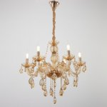 Люстра 670015/6 E14 40Вт золото 50х50х90 см