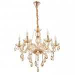 Люстра 670015/6 E14 40Вт золото 50х50х90 см