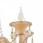 Люстра 670016/6 E14 40Вт золото 60х60х116 см