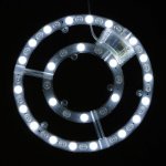 Лампа модуль светодиодный с драйвером 48Вт 3 режима 3000-6000К  белый 27х27х2 см