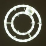 Лампа модуль светодиодный с драйвером 72Вт 3 режима 3000-6000К  белый 27х27х2 см