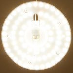 Лампа модуль светодиодный с драйвером 36Вт 3 режима 3000-6000К  белый 23х23х3 см