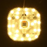 Лампа модуль светодиодный с драйвером 24Вт 3 режима 3000-6000К  белый 16х16х2 см