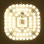 Лампа модуль светодиодный с драйвером 36Вт 3 режима 3000-6000К  белый 21х21х3 см