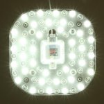 Лампа модуль светодиодный с драйвером 36Вт 3 режима 3000-6000К  белый 21х21х3 см