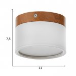 Светильник LED 12Вт 4000К белый 11х11х7,5 см