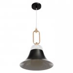 Светильник 2034823/1 E27 40Вт черный-золото 29х29х38 см