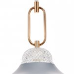 Светильник 2034824/1 E27 40Вт белый-золото 29х29х38 см