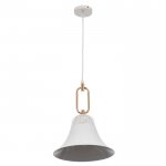 Светильник 2034824/1 E27 40Вт белый-золото 29х29х38 см