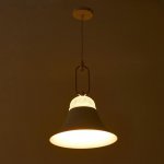 Светильник 2034824/1 E27 40Вт белый-золото 29х29х38 см