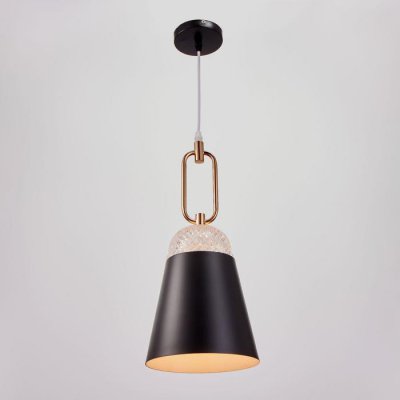 Светильник 2034826/1 E27 40Вт черный-золото 19х19х42 см Светильник 2034826/1 E27 40Вт черный-золото 19х19х42 см