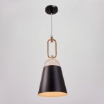 Светильник 2034826/1 E27 40Вт черный-золото 19х19х42 см