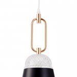 Светильник 2034826/1 E27 40Вт черный-золото 19х19х42 см