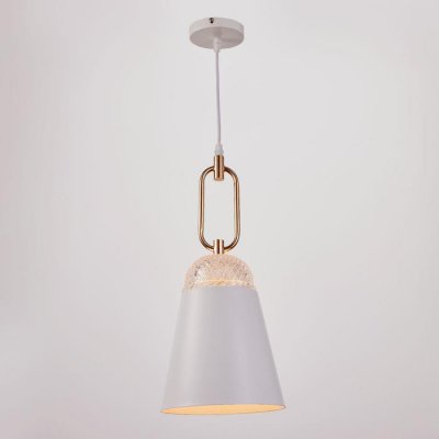 Светильник 2034827/1 E27 40Вт белый-золото 19х19х42 см Светильник 2034827/1 E27 40Вт белый-золото 19х19х42 см