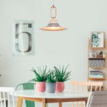 Светильник 2034828/1 E27 40Вт серый-золото 35х35х34 см