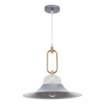 Светильник 2034828/1 E27 40Вт серый-золото 35х35х34 см