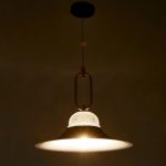 Светильник 2034829/1 E27 40Вт черный-золото 35х35х34 см