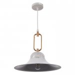 Светильник 2034830/1 E27 40Вт белый-золото 35х35х34 см