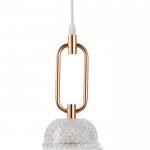 Светильник 2034830/1 E27 40Вт белый-золото 35х35х34 см