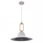 Светильник 2034830/1 E27 40Вт белый-золото 35х35х34 см