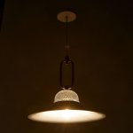 Светильник 2034830/1 E27 40Вт белый-золото 35х35х34 см