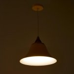 Светильник 2034838/1 E27 40Вт желтый-шампань 29х29х25 см