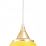 Светильник 2034838/1 E27 40Вт желтый-шампань 29х29х25 см