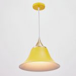 Светильник 2034838/1 E27 40Вт желтый-шампань 29х29х25 см