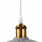 Светильник 2034849/1 E27 40Вт серый-медь 25х25х10 см