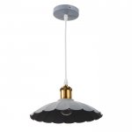 Светильник 2034849/1 E27 40Вт серый-медь 25х25х10 см