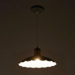 Светильник 2034849/1 E27 40Вт серый-медь 25х25х10 см