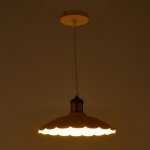 Светильник 2034850/1 E27 40Вт желтый-медь 25х25х10 см