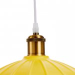 Светильник 2034850/1 E27 40Вт желтый-медь 25х25х10 см