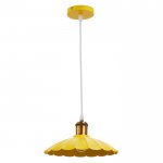 Светильник 2034850/1 E27 40Вт желтый-медь 25х25х10 см