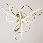 Люстра 669502/3 LED 63Вт 4000К хром 55х53х14 см