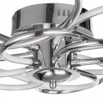 Люстра 669504/6 LED 120Вт 4000К хром 65х65х14 см