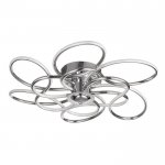 Люстра 669504/6 LED 120Вт 4000К хром 65х65х14 см