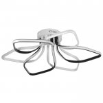 Люстра 669514/6 LED 99Вт 4000К белый-черный 71х71х18,5 см