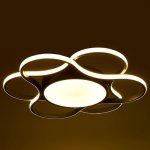 Люстра 669516 LED 106Вт 4000К серый 60х60х7 см