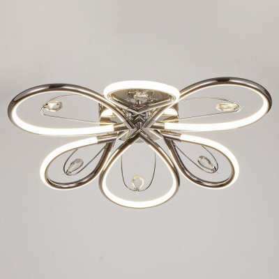 Люстра 669519/6 LED 63Вт 4000К хром 56х56х11,5 см