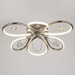 Люстра 669519/6 LED 63Вт 4000К хром 56х56х11,5 см