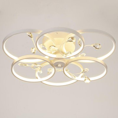 Люстра 669520/6 LED 90Вт 4000К белый 57,5х57,5х17 см