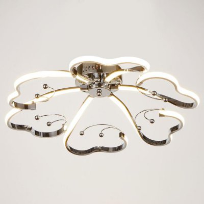 Люстра 669522/6 LED 56Вт 4000К хром 62х62х14 см Люстра 669522/6 LED 56Вт 4000К хром 62х62х14 см