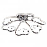 Люстра 669522/6 LED 56Вт 4000К хром 62х62х14 см