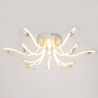 Люстра 669523/12 LED 66Вт 4000К белый 67х67х26 см